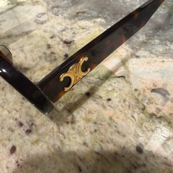 Celine Women's Brown Sunglasses - Picture 3 of 6